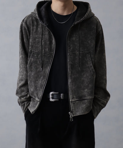 【Art re A】welise 復古水洗短版連帽外套