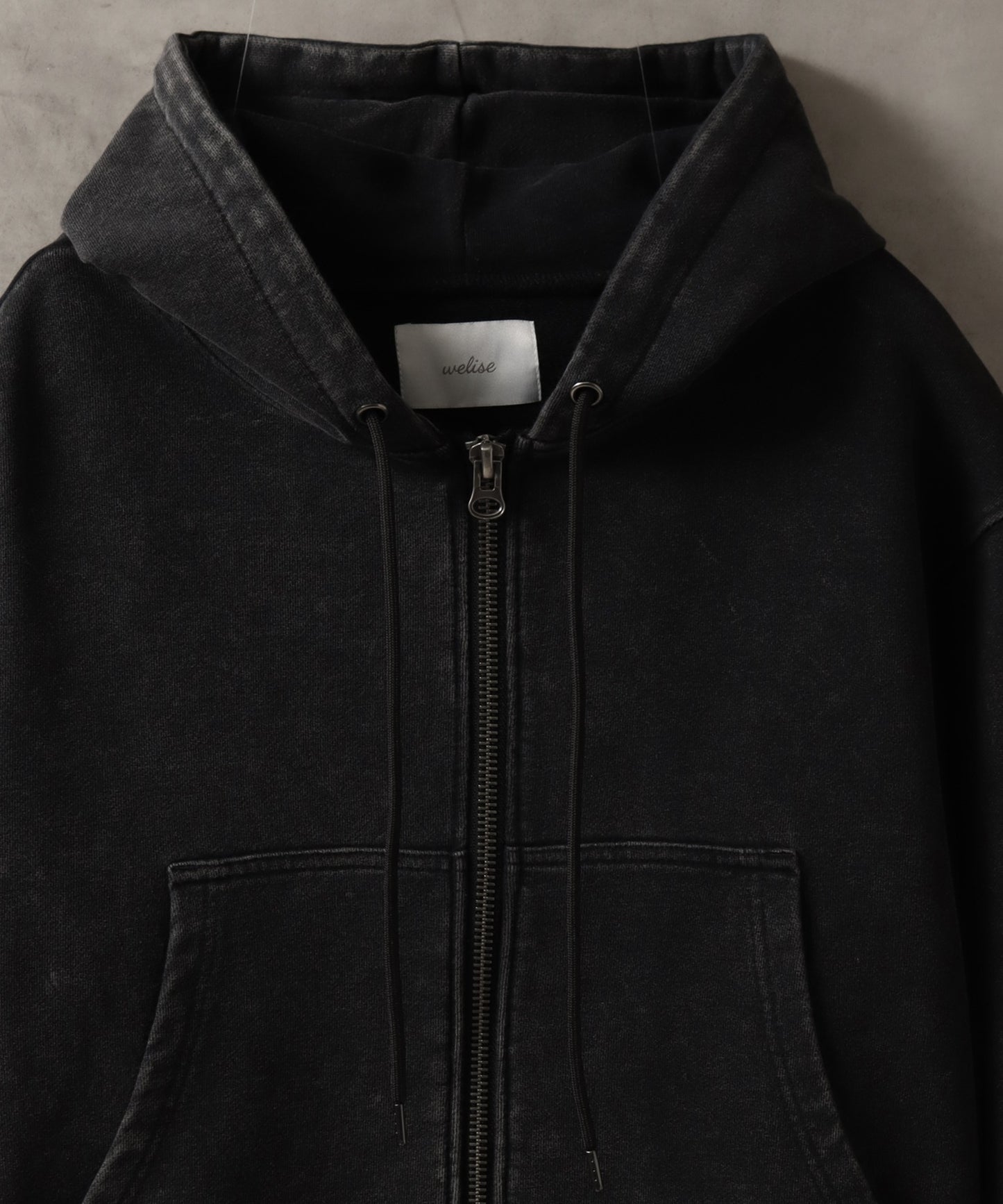 【Art re A】welise 復古水洗短版連帽外套