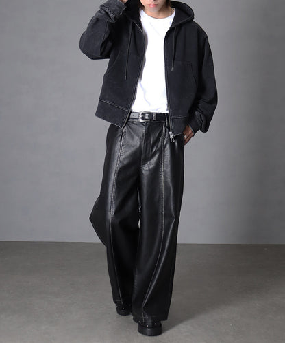 【Art re A】welise 復古水洗短版連帽外套