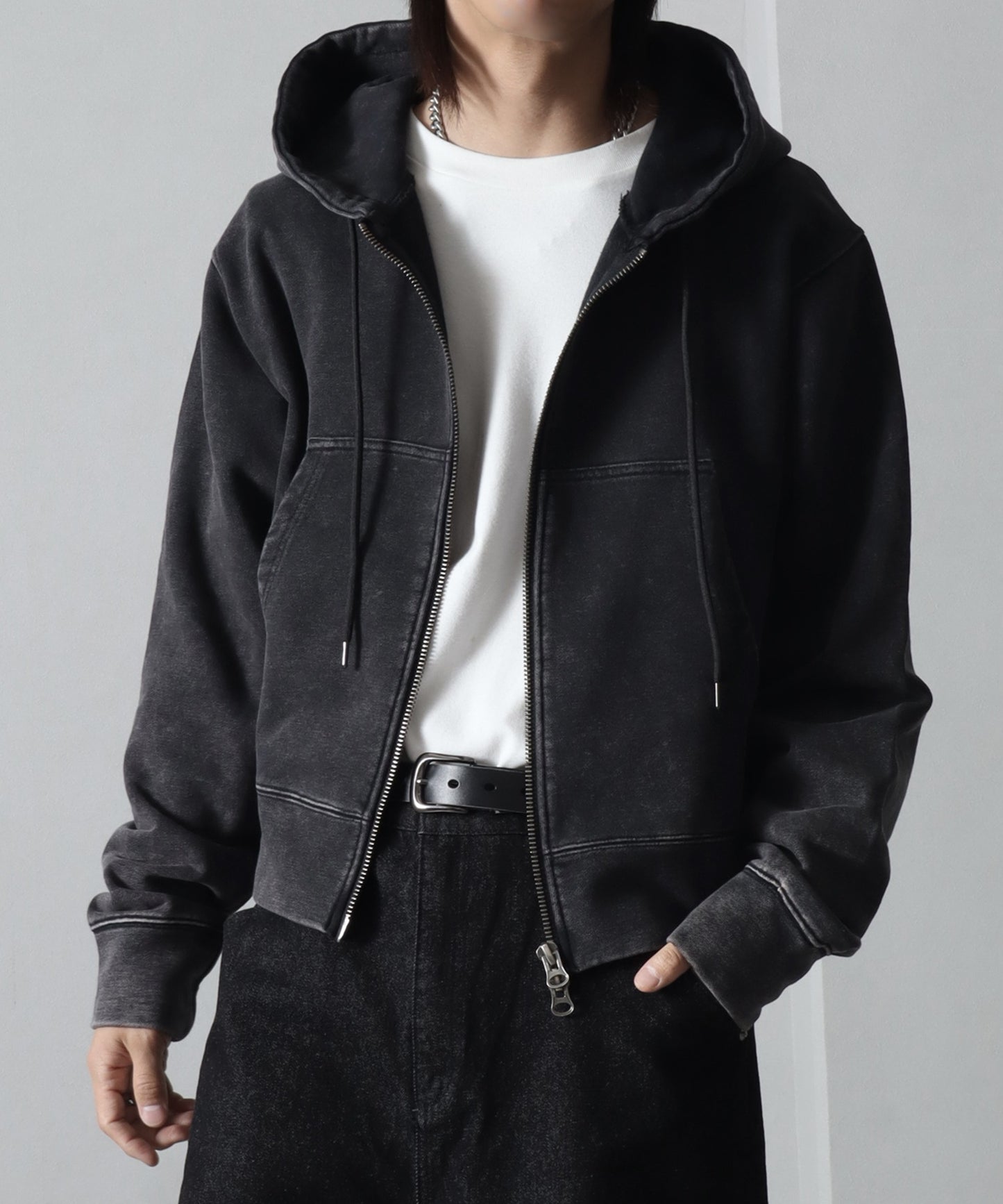 【Art re A】welise 復古水洗短版連帽外套