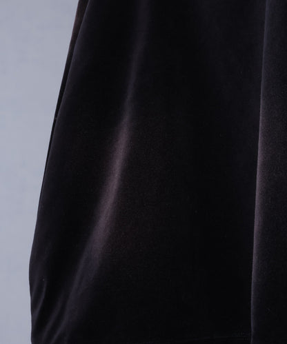 【Art re A】welise 復古天鵝絨圓領寬鬆長袖T恤