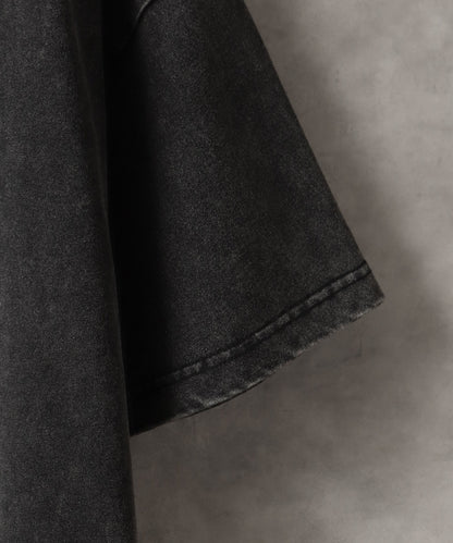 【Art re A】welise 摩登花卉圖騰仿舊雪染T恤 短T