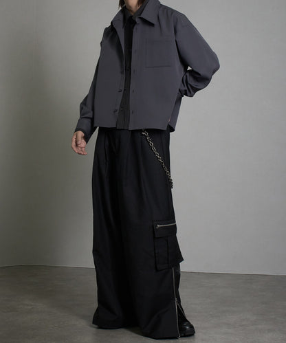 【Art re A】welise 垂墜感拼接條紋假兩件襯衫