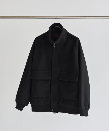 【ASTRONOMY】ETELIO 羊毛混紡梅爾頓立領夾克