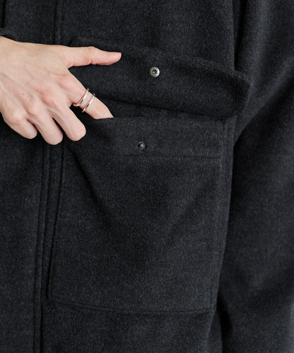 【ASTRONOMY】ETELIO 羊毛混紡梅爾頓立領夾克