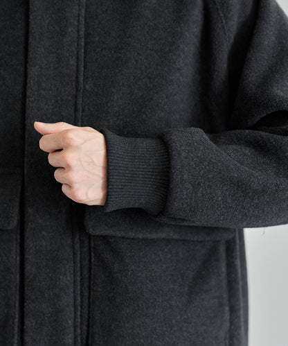 【ASTRONOMY】ETELIO 羊毛混紡梅爾頓立領夾克