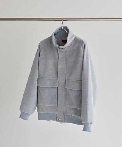 【ASTRONOMY】ETELIO 羊毛混紡梅爾頓立領夾克