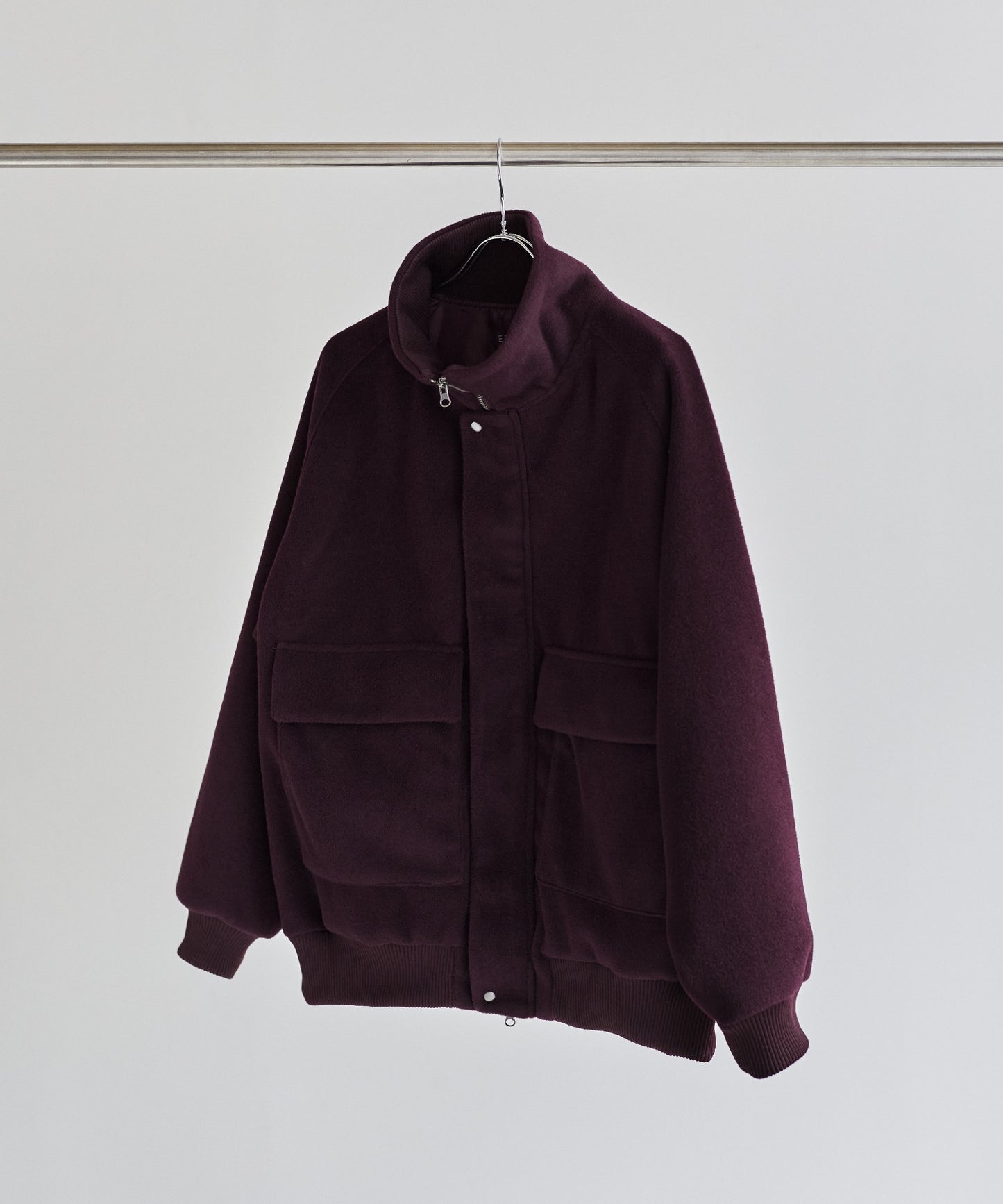 【ASTRONOMY】ETELIO 羊毛混紡梅爾頓立領夾克