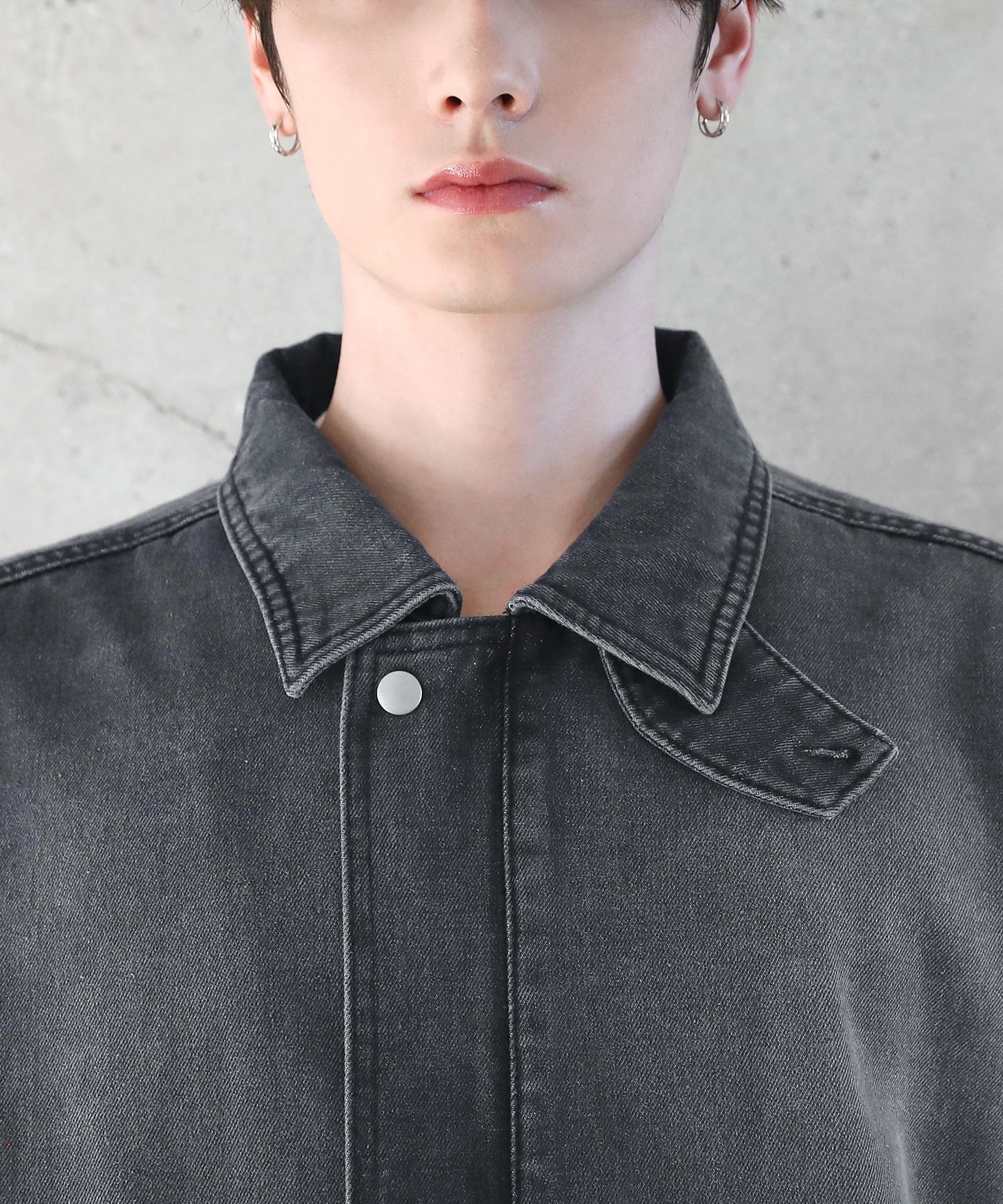 【ASTRONOMY】ETELIO 軍裝風12oz厚磅丹寧短版外套