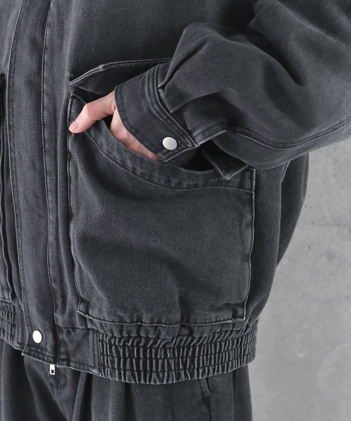 【ASTRONOMY】ETELIO 軍裝風12oz厚磅丹寧短版外套