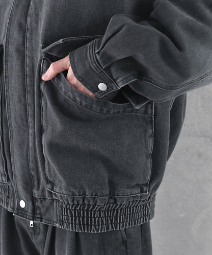 【ASTRONOMY】ETELIO 軍裝風12oz厚磅丹寧短版外套