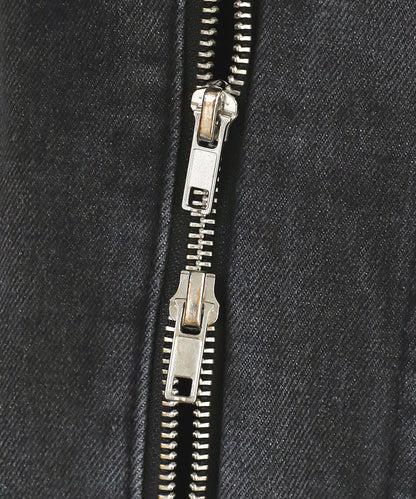 【ASTRONOMY】ETELIO 軍裝風12oz厚磅丹寧短版外套