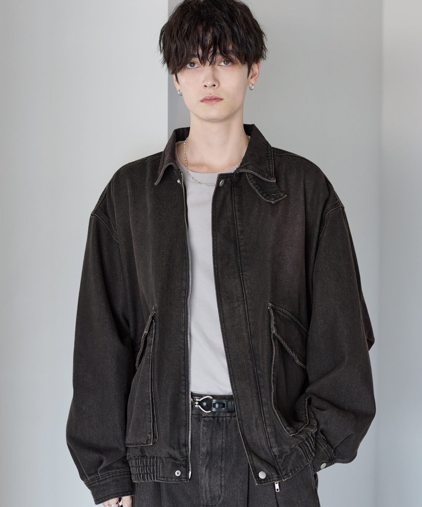 【ASTRONOMY】ETELIO 軍裝風12oz厚磅丹寧短版外套