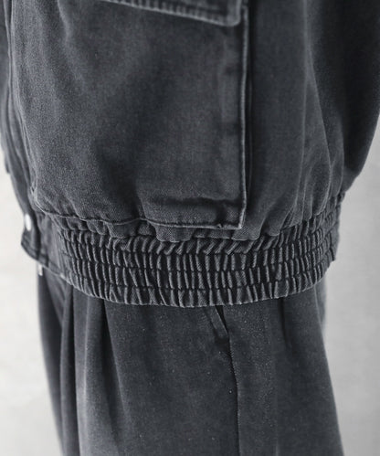 【ASTRONOMY】ETELIO 軍裝風12oz厚磅丹寧短版外套