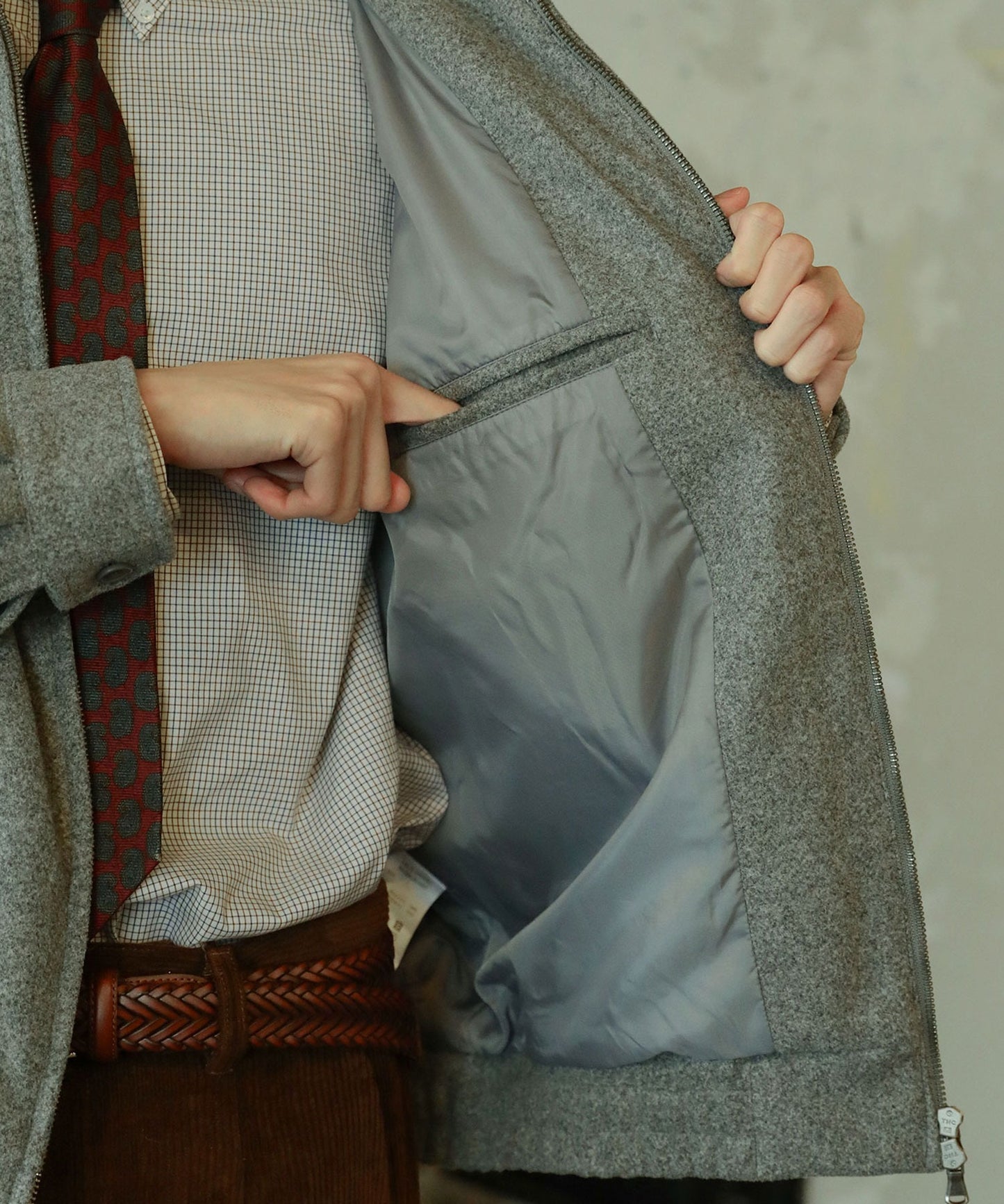 【ASTRONOMY】Bleme 雙向拉鍊拉格蘭袖立領外套