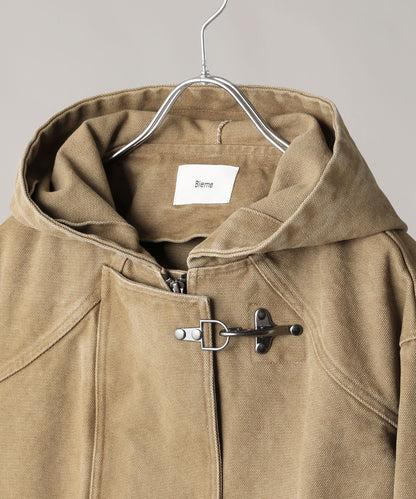 【ASTRONOMY】Bleme 復古重磅雙層扣連帽工裝外套