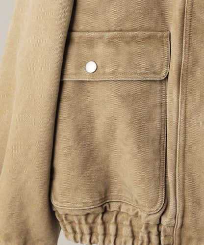 【ASTRONOMY】Bleme 復古重磅雙層扣連帽工裝外套