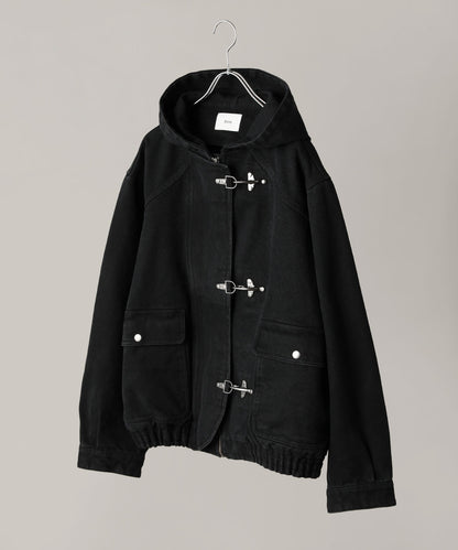 【ASTRONOMY】Bleme 復古重磅雙層扣連帽工裝外套