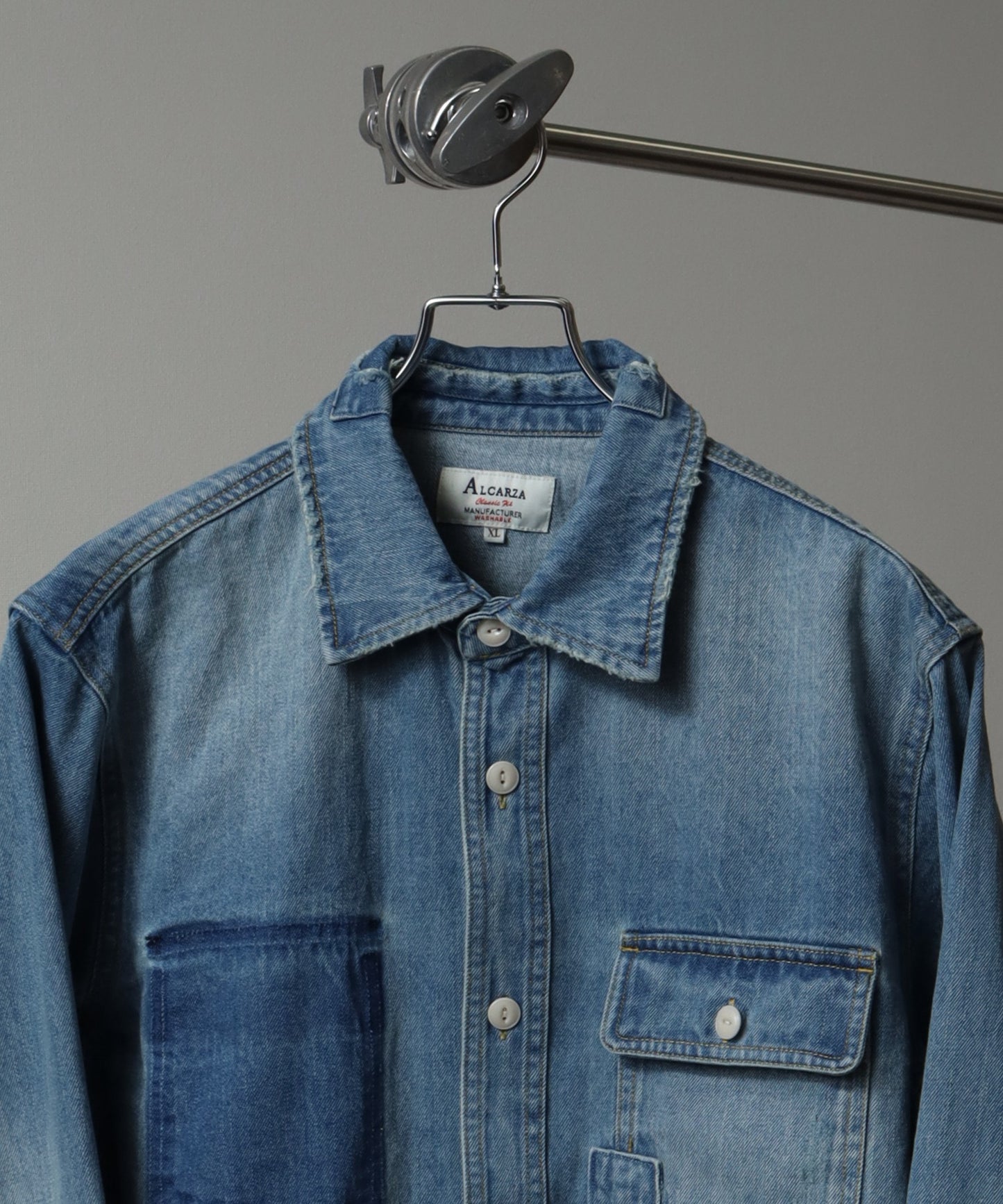 【Art re A】10oz 重磅破壞風復古牛仔襯衫