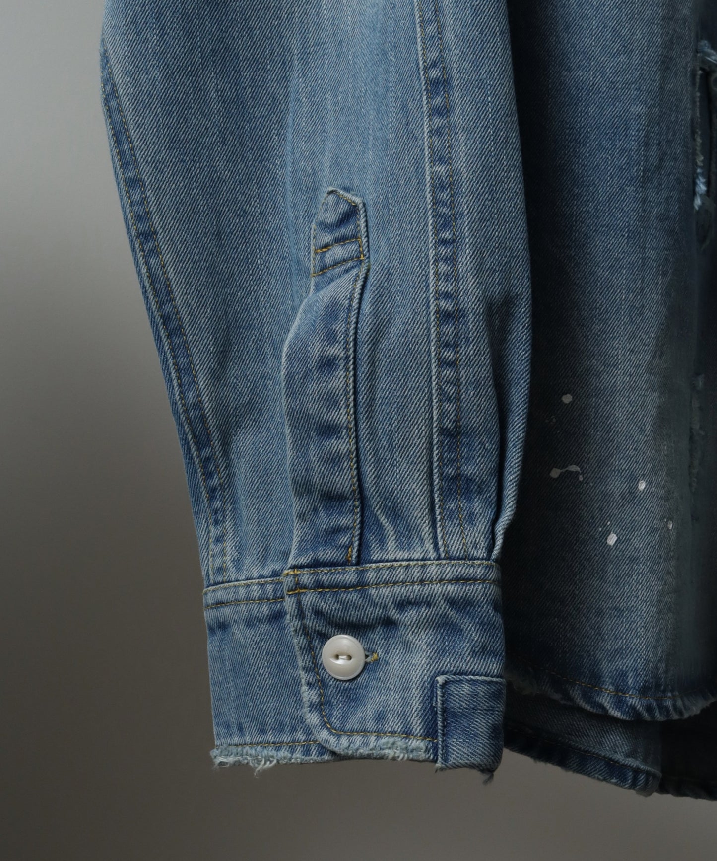 【Art re A】10oz 重磅破壞風復古牛仔襯衫