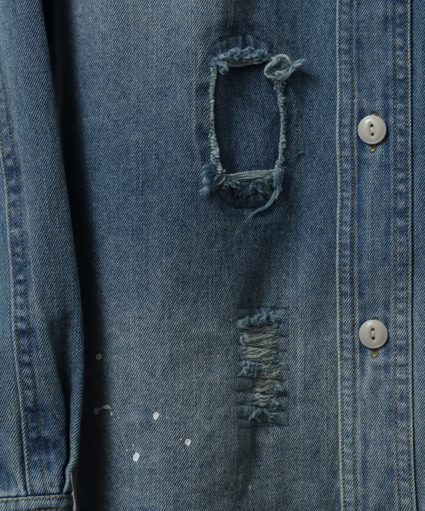 【Art re A】10oz 重磅破壞風復古牛仔襯衫