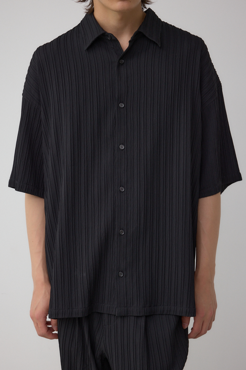 【AZUL】現貨🔥 清涼百褶短袖透氣襯衫