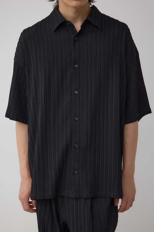 【AZUL】現貨🔥 清涼百褶短袖透氣襯衫