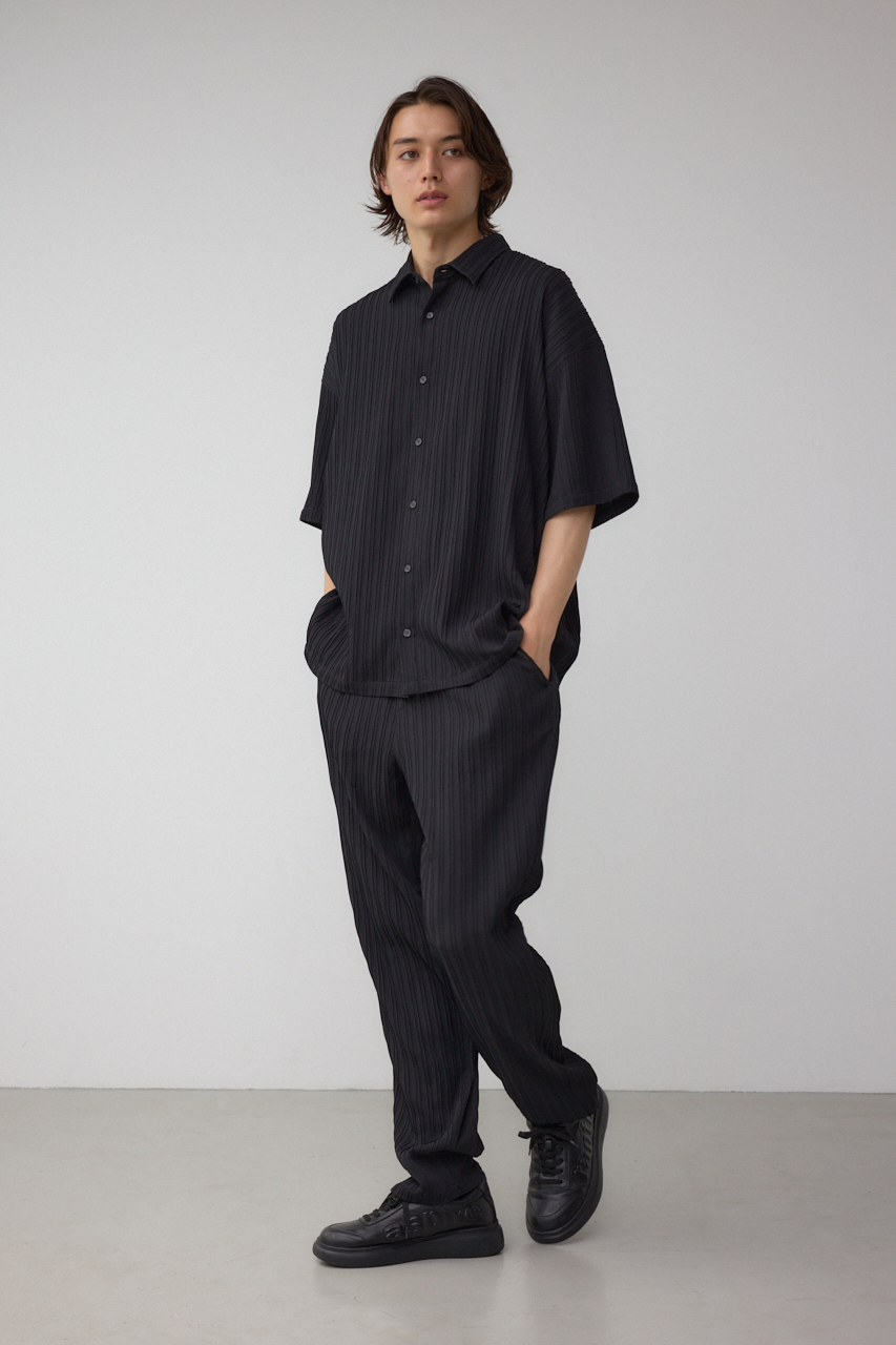 【AZUL】現貨🔥 清涼百褶短袖透氣襯衫