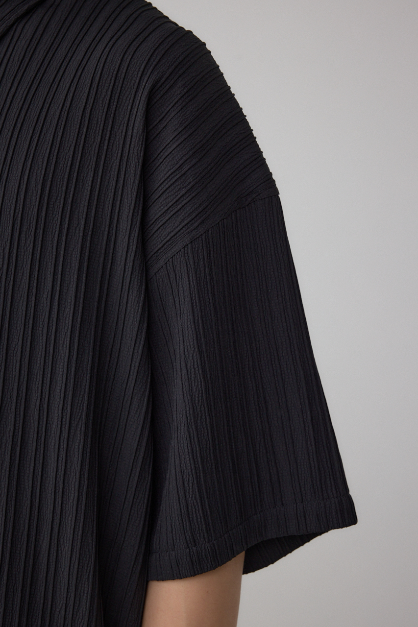 【AZUL】現貨🔥 清涼百褶短袖透氣襯衫