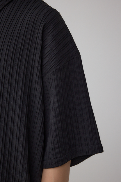 【AZUL】現貨🔥 清涼百褶短袖透氣襯衫