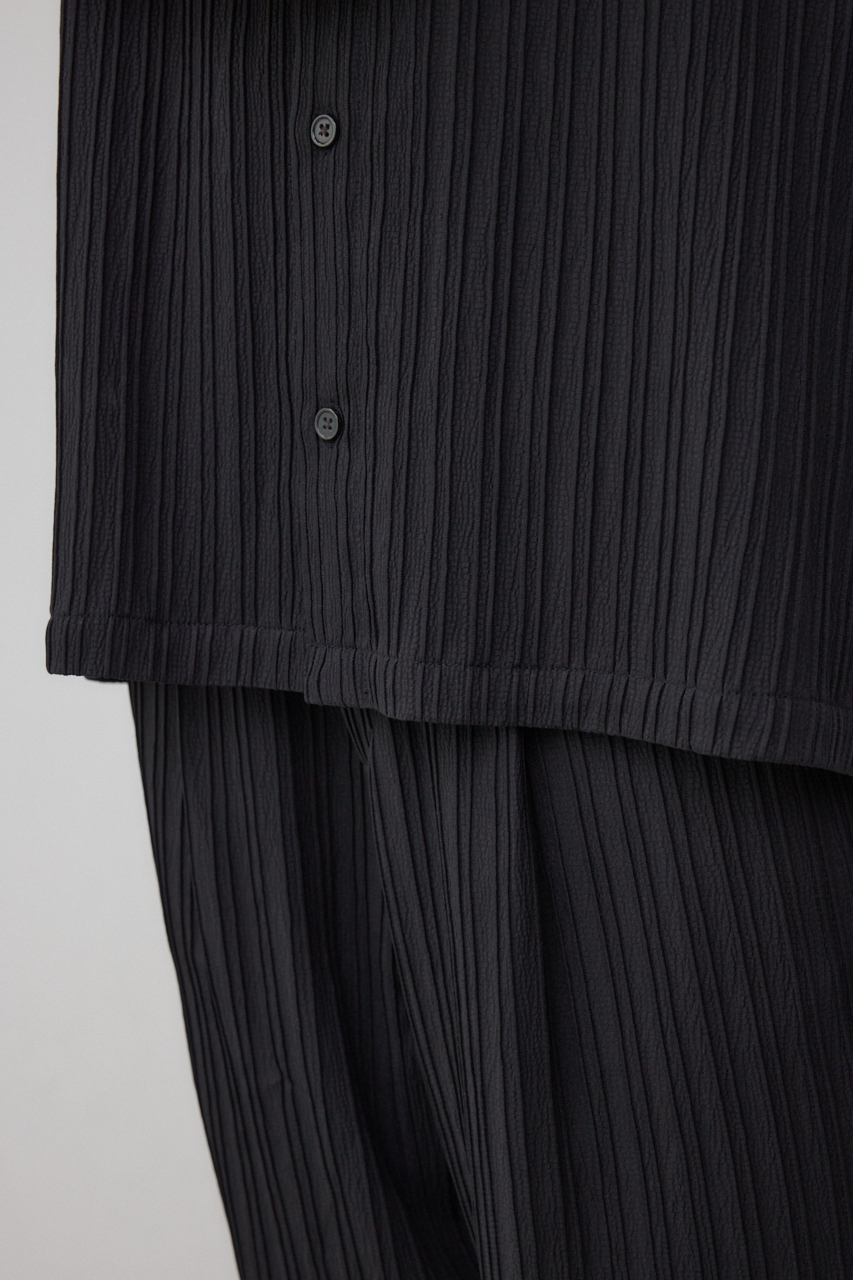 【AZUL】現貨🔥 清涼百褶短袖透氣襯衫