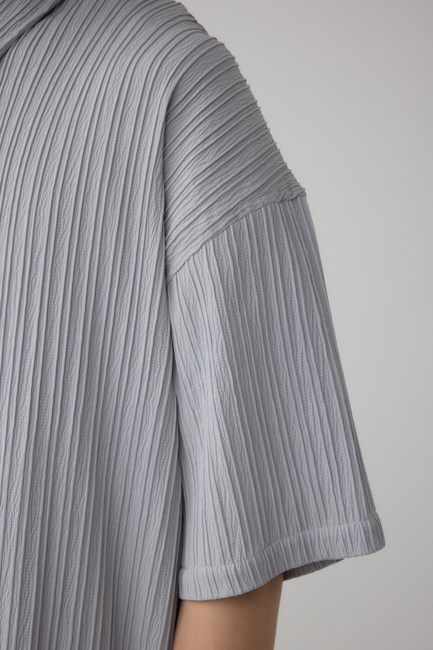 【AZUL】現貨🔥 清涼百褶短袖透氣襯衫