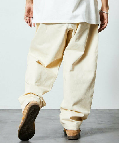 【FREAK’S STORE】outdoors 戶外寬版錐形褲 寬褲 附腰帶