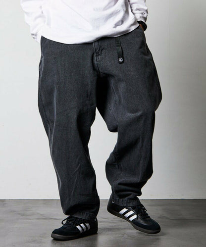 【FREAK’S STORE】outdoors 戶外寬版錐形褲 寬褲 附腰帶