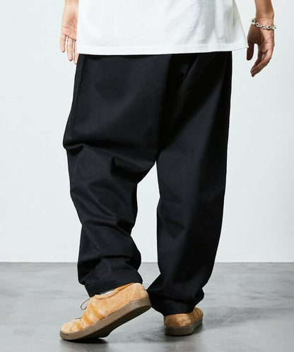 【FREAK’S STORE】outdoors 戶外寬版錐形褲 寬褲 附腰帶