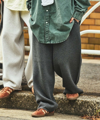 【FREAK’S STORE】街頭寬版休閒棉褲/防靜電設計/3色 日本預購