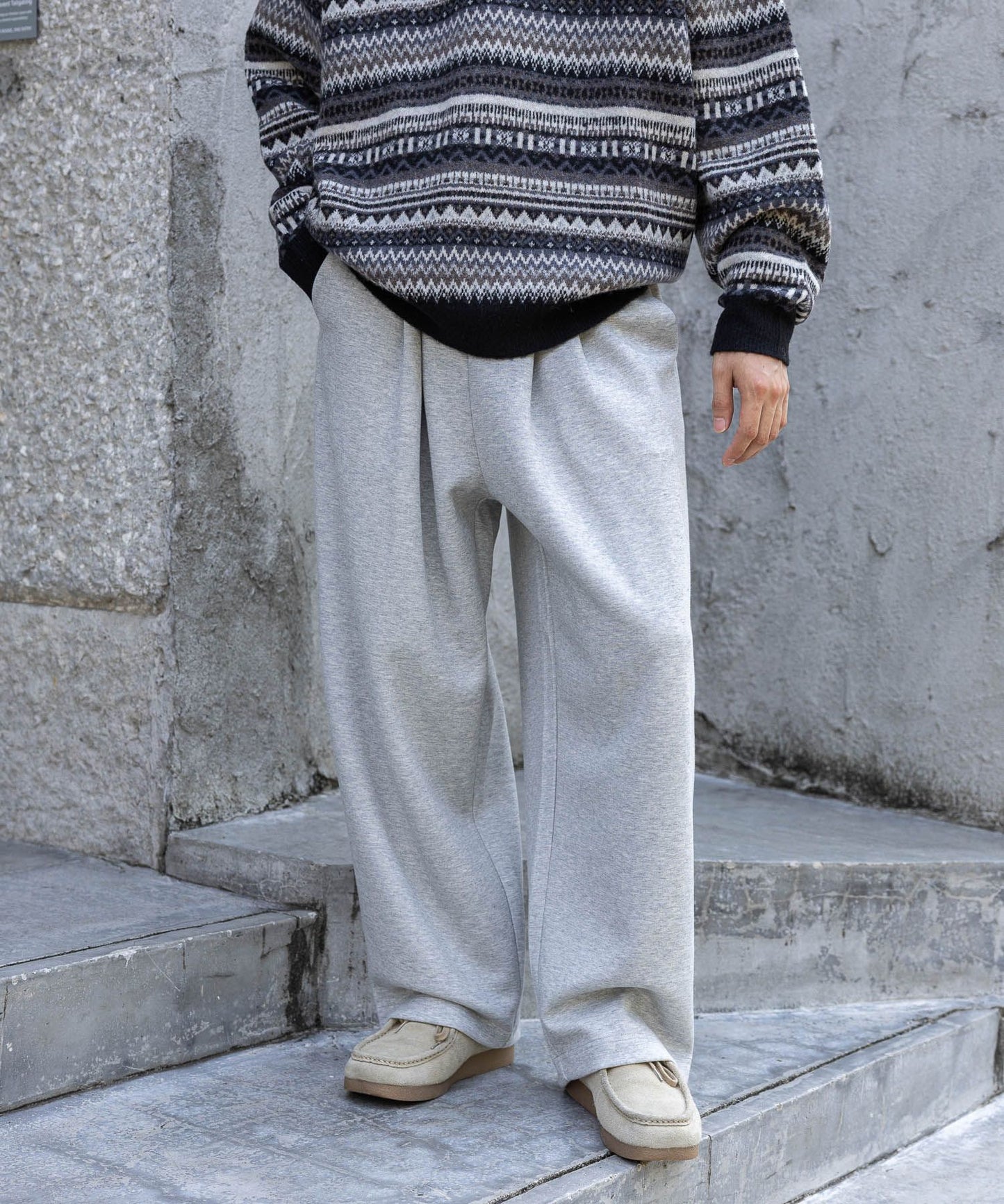 【RAGEBLUE】寬鬆錐形棉質休閒褲 棉褲