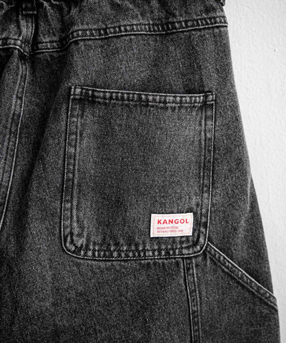 【Rocky Monroe】KANGO特別合作款 寬版錐形丹寧工裝長褲