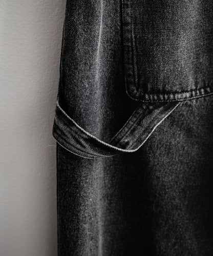 【Rocky Monroe】KANGO特別合作款 寬版錐形丹寧工裝長褲