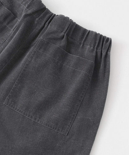 【URBAN RESEARCH DOORS】FORK&SPOON 褪色風格染料印花休閒長褲