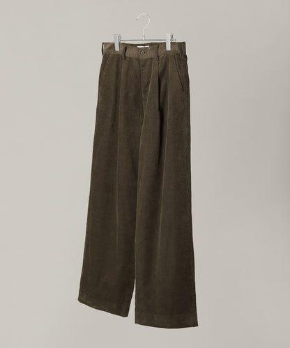 【ASTRONOMY】Bleme 經典厚磅燈芯絨寬版西裝長褲