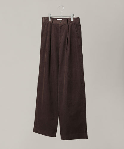 【ASTRONOMY】Bleme 經典厚磅燈芯絨寬版西裝長褲