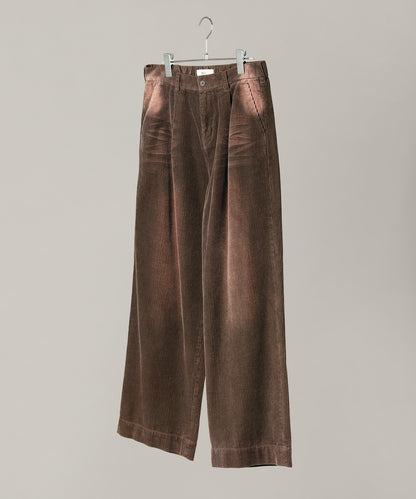 【ASTRONOMY】Bleme 經典厚磅燈芯絨寬版西裝長褲