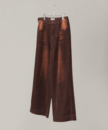 【ASTRONOMY】Bleme 經典厚磅燈芯絨寬版西裝長褲