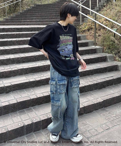 【CONFIRM】回到未來系列 ILL’S 復古風電影88英里印花短袖T恤 日本預購