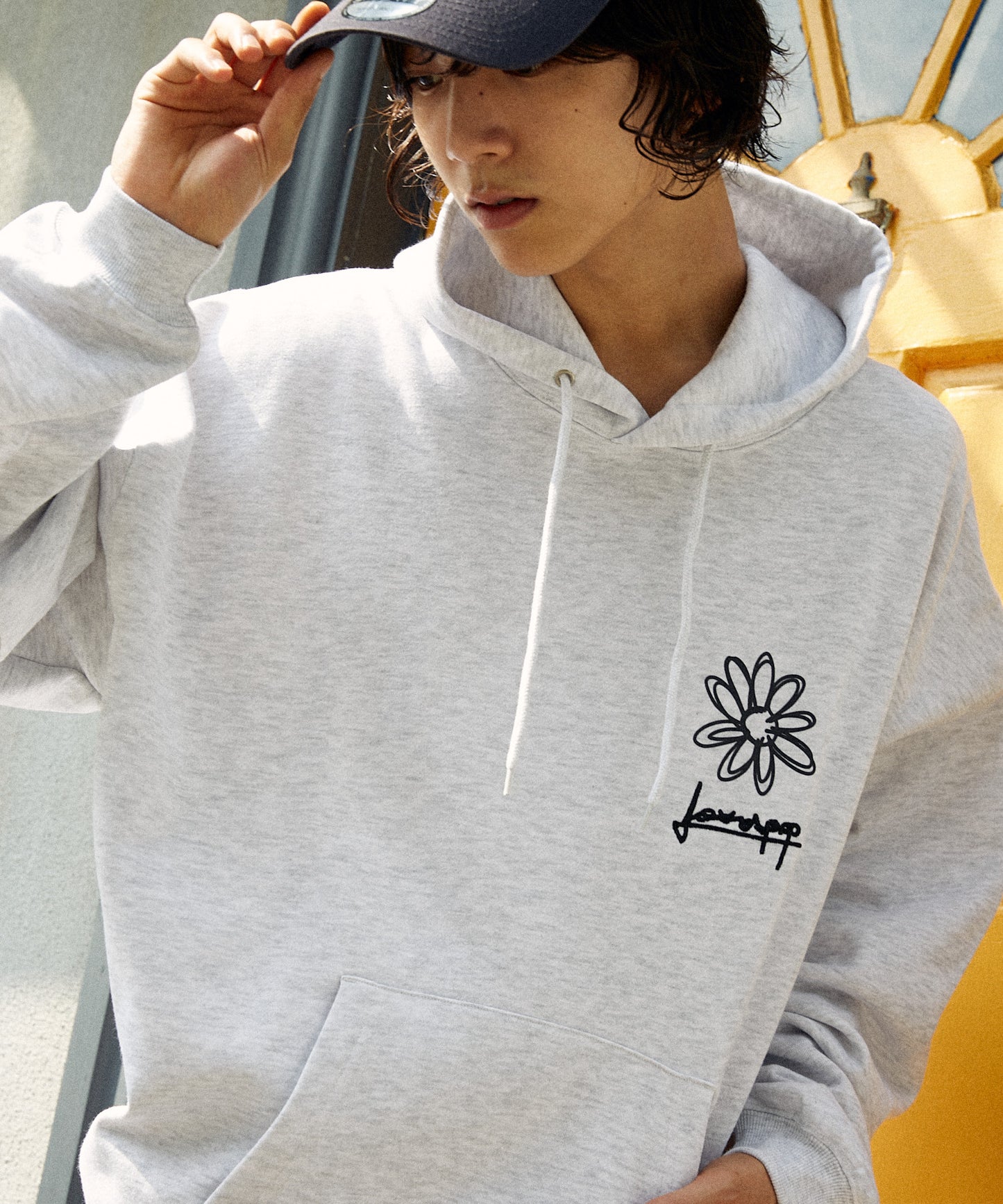 【PUBLUX】LOVE POP STUDIO 花卉印花帽T 日本預購