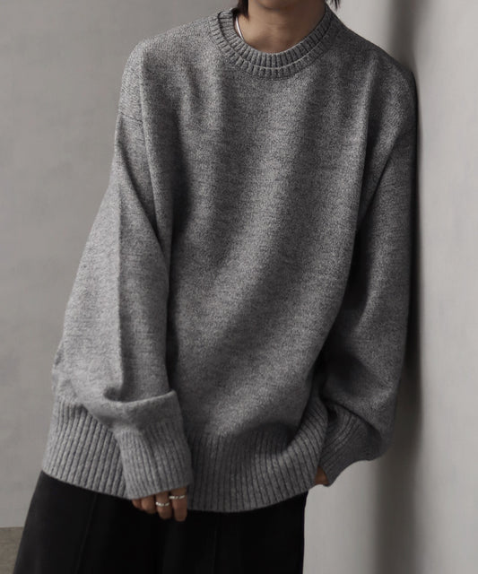 【Art re A】welise 雙層領寬版針織上衣 日本預購