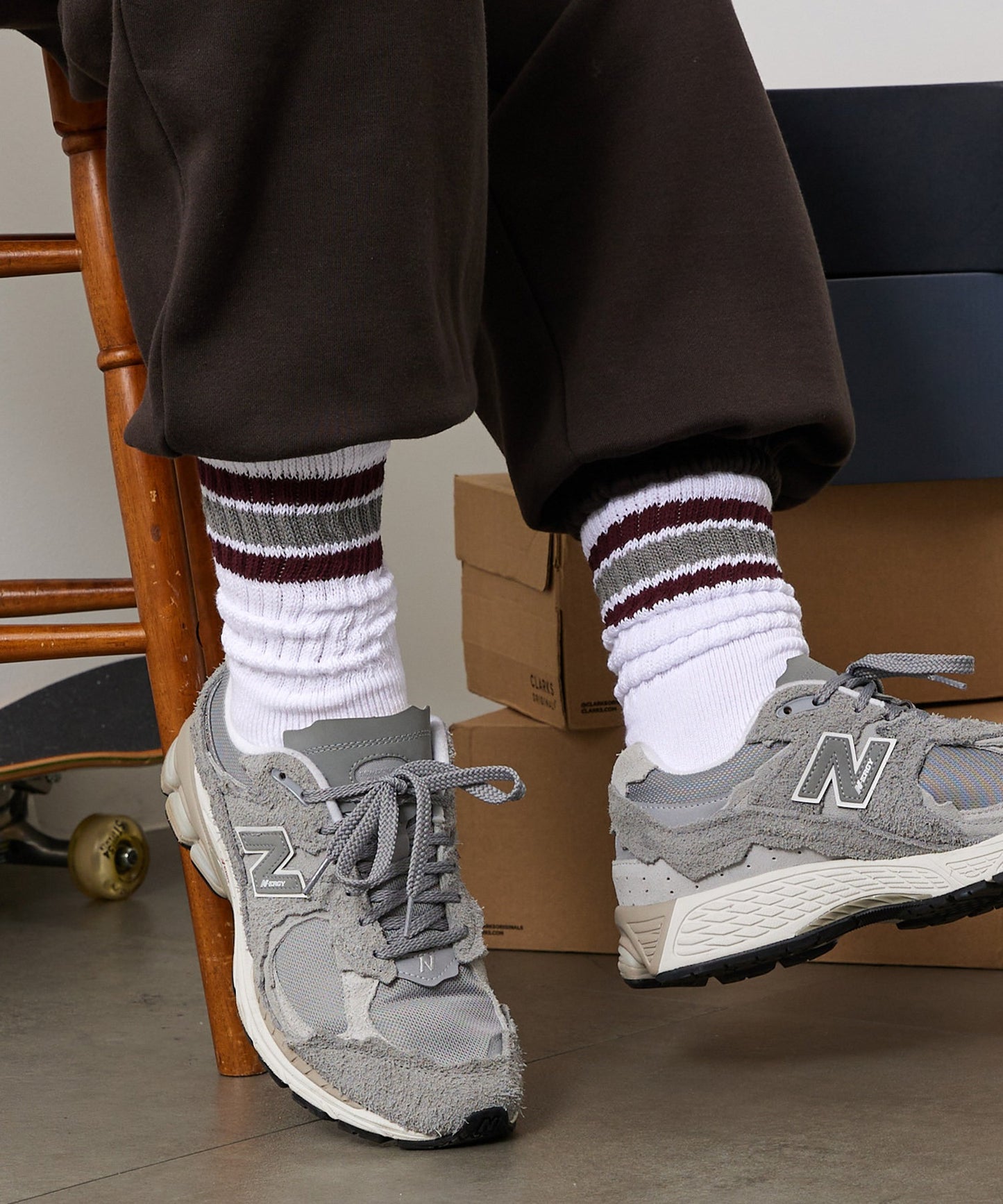 【Healthknit】美式厚磅長筒襪 3雙組