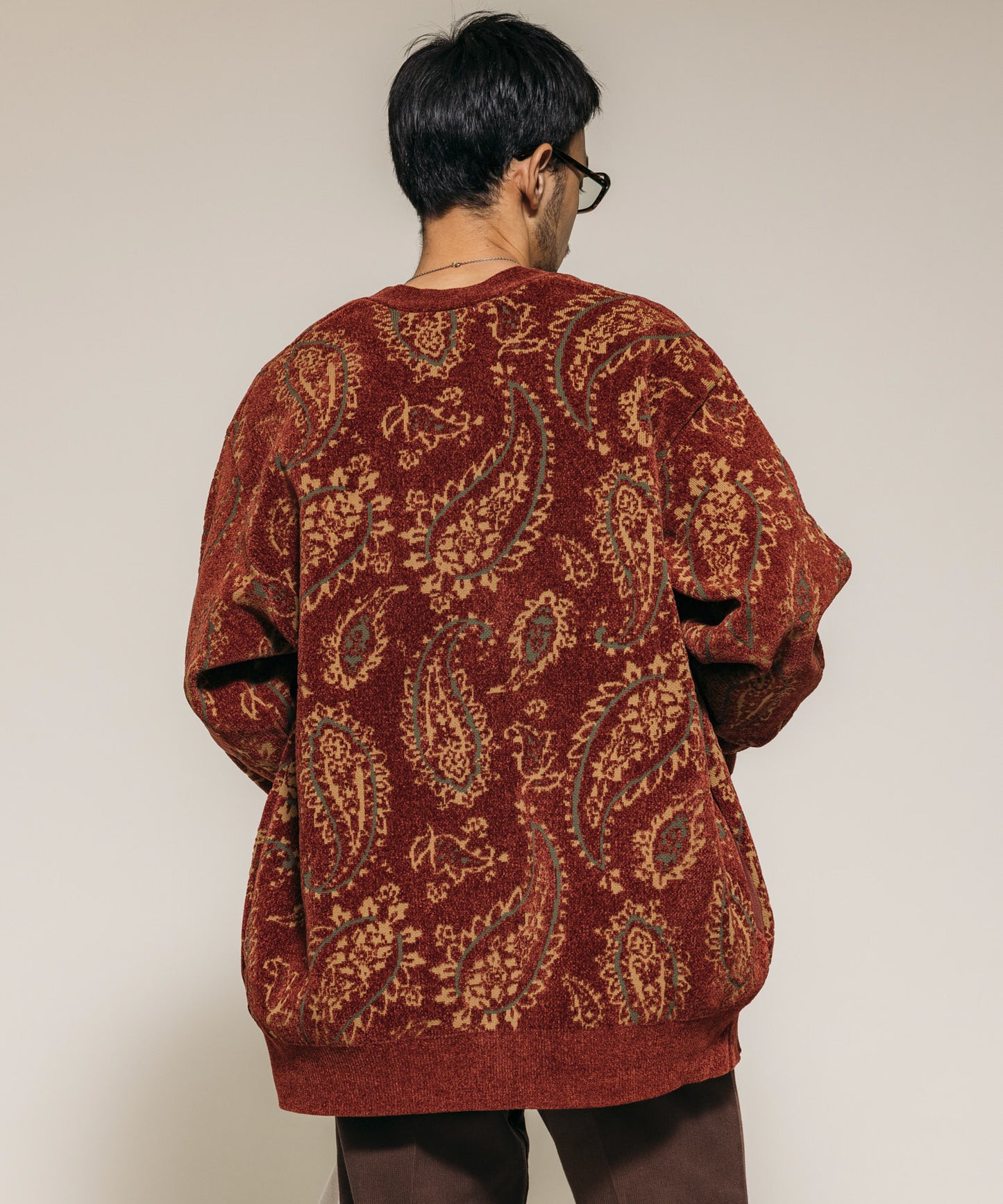 【FREAK’S STORE】質感復古佩斯利花紋開襟衫 日本預購