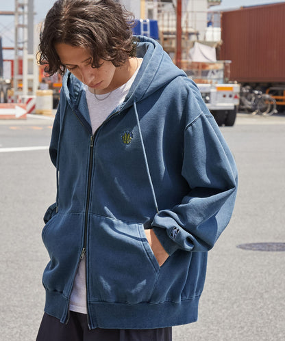 【EMMA CLOTHES】NBA系列 曼非斯灰熊 復古街頭 刺繡內刷毛連帽外套 日本預購